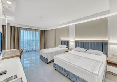 Wohnbeispiel Doppelzimmer seitl. Meerblick