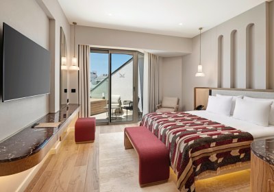 Wohnbeispiel Doppelzimmer Deluxe mit Jacuzzi