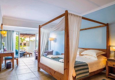 Wohnbeispiel Fisherman&acute;s Juniorsuite Poolblick mit Privatpool