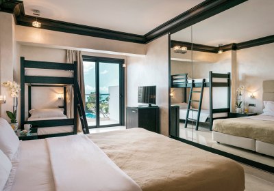 Wohnbeispiel Familienzimmer mit Etagenbett