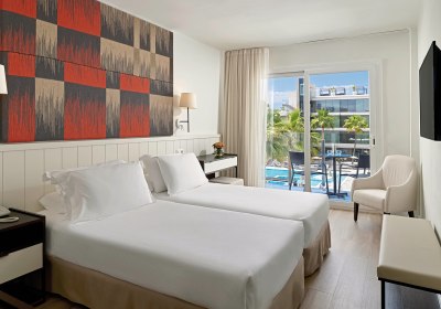 Wohnbeispiel Doppelzimmer Poolblick