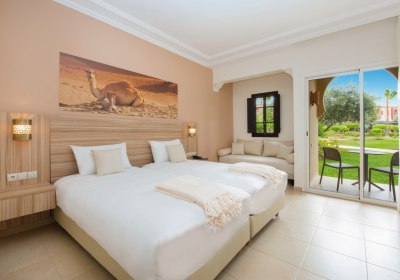 Wohnbeispiel Doppelzimmer Garten