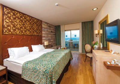 Wohnbeispiel Doppelzimmer Economy seitl. Meerblick