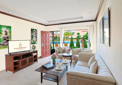 Wohnbeispiel One Bedroom Junior Suite Poolside