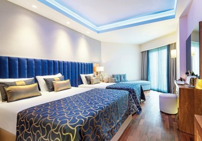 Wohnbeispiel Familienzimmer seitl. Meerblick