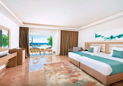 Wohnbeispiel Doppelzimmer Poolblick