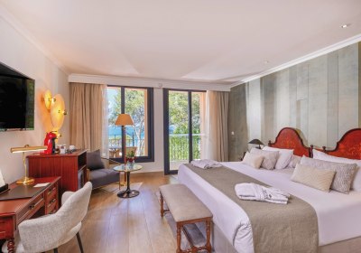 Wohnbeispiel Doppelzimmer Deluxe frontaler Meerblick