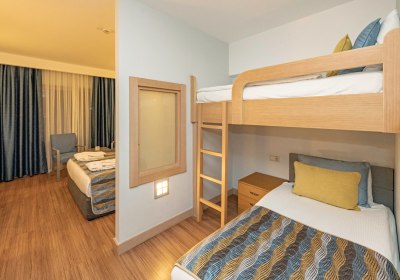 Wohnbeispiel Familienzimmer Hauptgeb&auml;ude Etagenbett