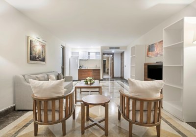 Wohnbeispiel Deluxe Familiensuite Lagunenblick