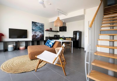 Wohnbeispiel App. 2 Schlafzimmer mit Terrasse