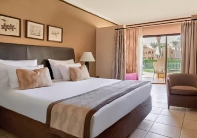 Wohnbeispiel Doppelzimmer Deluxe Gartenblick mit Faltt&uuml;r