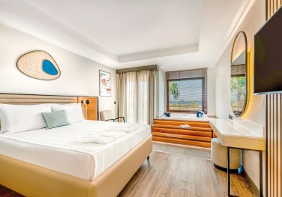 Wohnbeispiel Doppelzimmer Comfort Standard mit Jacuzzi