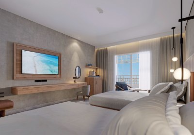 Wohnbeispiel Doppelzimmer seitl. Meerblick