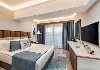 Wohnbeispiel Familienzimmer seitl. Meerblick 50qm