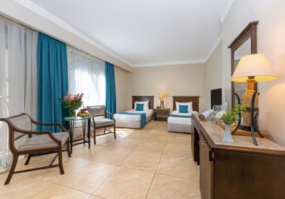 Wohnbeispiel Doppelzimmer Gartenblick