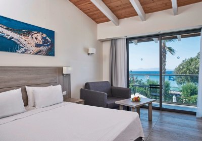 Wohnbeispiel Doppelzimmer Deluxe seitl. Meerblick