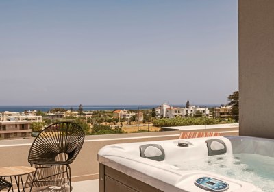 Wohnbeispiel Suite mit Dachveranda und Jacuzzi