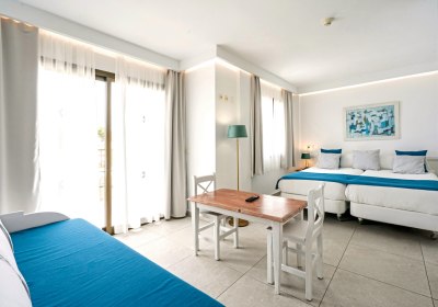 Wohnbeispiel Doppelzimmer Premium Poolblick