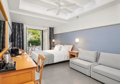 Wohnbeispiel Doppelzimmer Gartenblick