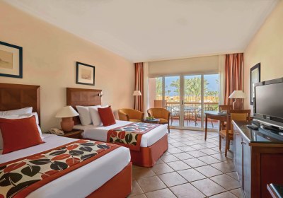 Wohnbeispiel Doppelzimmer Superior Poolblick