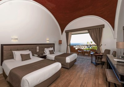 Wohnbeispiel Doppelzimmer seitl.Meerblick/Meeresfront