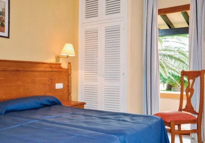 Wohnbeispiel Doppelzimmer Gartenblick