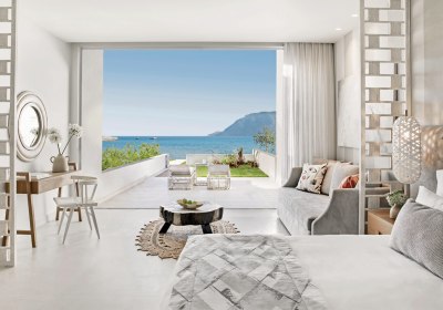 Wohnbeispiel Juniorsuite Privatgarten Meerblick