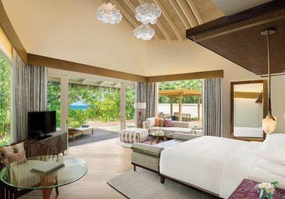 Beach Pool Villa Sunset