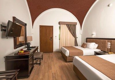 Wohnbeispiel Familienzimmer Poolblick