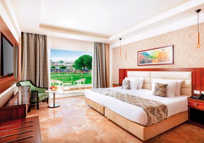 Wohnbeispiel Doppelzimmer Standard Gartenblick