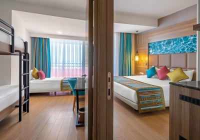 Beispiel Familienzimmer mit Etagenbett