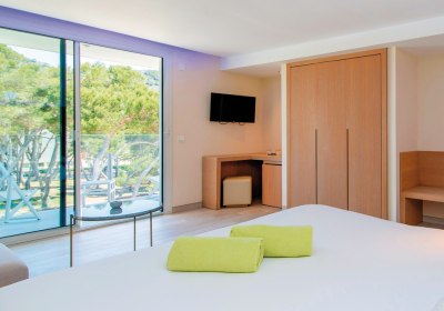 Wohnbeispiel Doppelzimmer Superior seitl. Meerblick