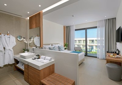 Wohnbeispiel Doppelzimmer Gartenblick