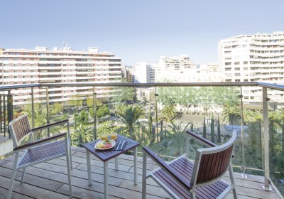 Wohnbeispiel Doppelzimmer Stadtblick