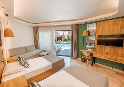 Wohnbeispiel Doppelzimmer Lagoon Swim Up direkter Poolzugang