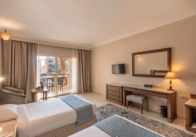 Wohnbeispiel Doppelzimmer Premium Poolblick