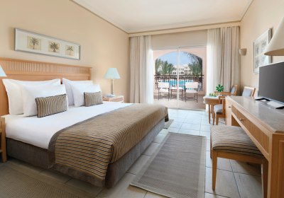 Wohnbeispiel Doppelzimmer Superior Poolblick