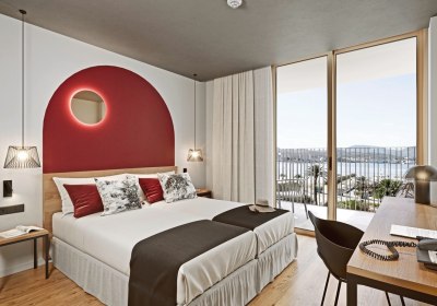 Wohnbeispiel Doppelzimmer seitlicher Meerblick