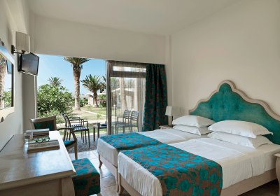 Wohnbeispiel Doppelzimmer Gartenblick