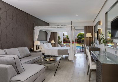 Wohnbeispiel Juniorsuite Gartenblick Privatpool