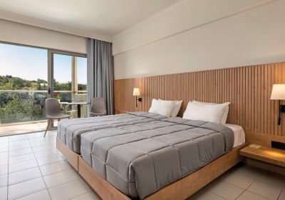 Wohnbeispiel Doppelzimmer Gartenblick