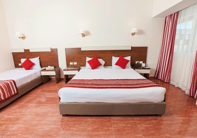 Wohnbeispiel Doppelzimmer Premium Poolblick