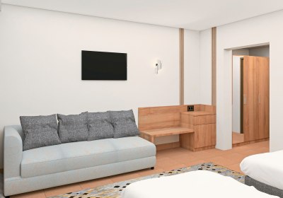 Wohnbeispiel Doppelzimmer seitl. Meerblick