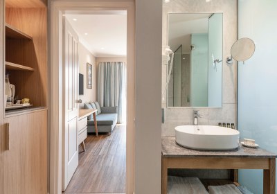 Wohnbeispiel Familienzimmer Gartenblick