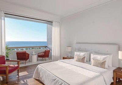 Wohnbeispiel Doppelzimmer LUX ME Guestroom mit Meerblick