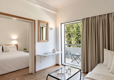 Wohnbeispiel Familienzimmer Guestroom mit Landblick