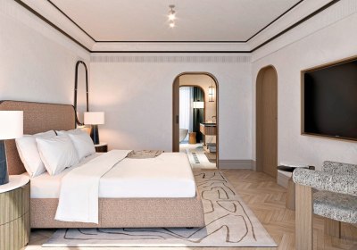 Modellzeichnung Wohnbeispiel King Deluxe Gartenblick