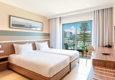 Wohnbeispiel Doppelzimmer Twin Guest Room mit Meerblick