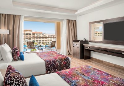 Wohnbeispiel Doppelzimmer Deluxe seitl. Meerblick