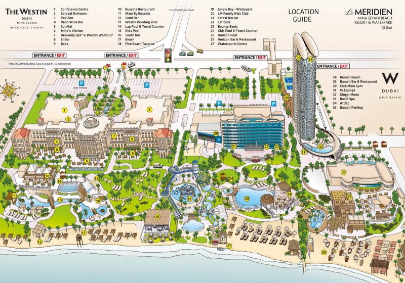 Le Meridien Mina Seyahi Beach Resort & Waterpark